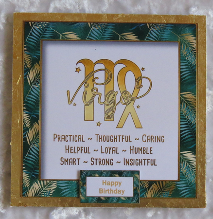 Virgo - Zodiac Traits Jade & Gold by Faye Volo