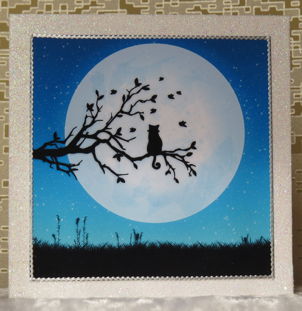 SILHOUETTE CAT by Faye Volo