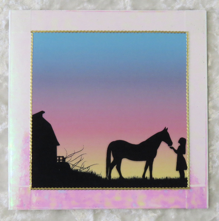 SILHOUETTE HORSE 2 by Faye Volo