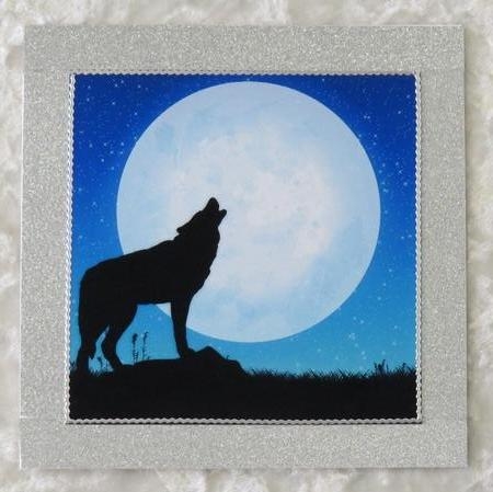 SILHOUETTE WOLF by Faye Volo