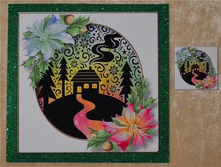 Colourful Christmas Silhouette Bumper Kit by Faye Volo