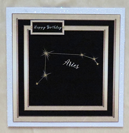 Gold Zodiac Star Constellations - Aries by Faye Volo