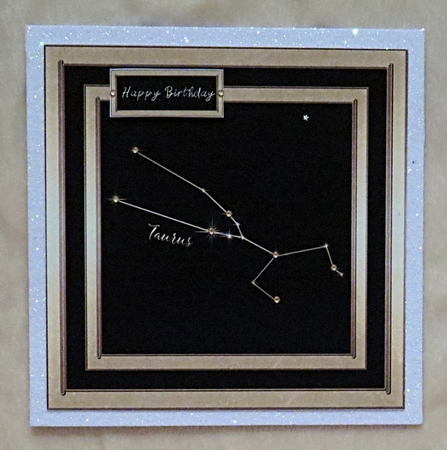 Gold Zodiac Star Constellations - Taurus by Faye Volo