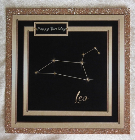Gold Zodiac Star Constellations - Leo by Faye Volo