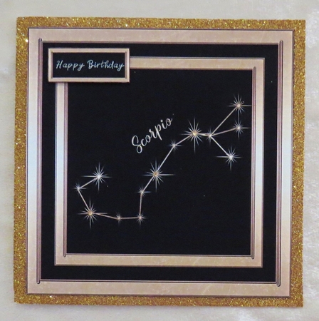 Gold Zodiac Star Constellations - Scorpio by Faye Volo