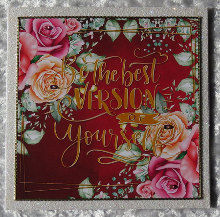 Be the Best Version of Yourself - Beautiful Roses 8x8 Mini Card Kit by Faye Volo