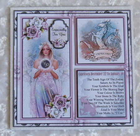 Fabulous Capricorn- Zodiac Mini Page Kit by Faye Volo