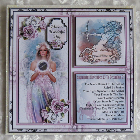 Fabulous Saggitarius - Zodiac Mini Page Kit by Faye Volo