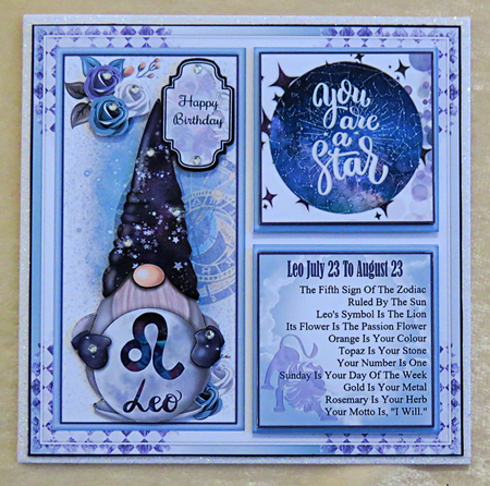 Leo - Gnome Zodiac Mini Page Kit    by Faye Volo