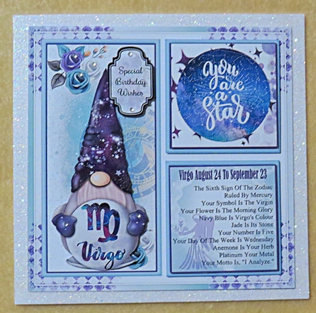 Virgo Gnome Zodiac Mini Page Kit   by Faye Volo