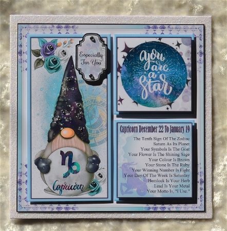Capricorn Gnome Zodiac Mini Page Kit by Faye Volo