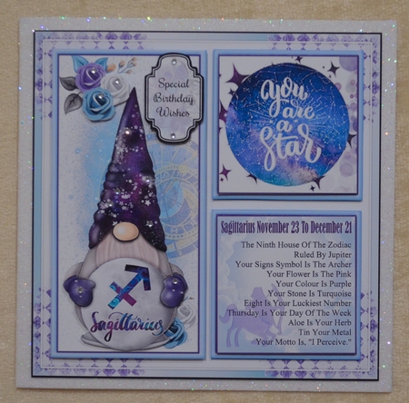 Sagittarius Gnome Zodiac Mini Page Kit by Faye Volo