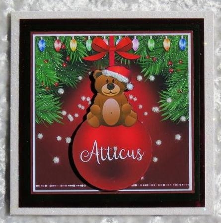CHRISTMAS BAUBLE - ATTICUS by Faye Volo