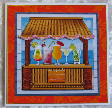 COCKTAIL TIME quick card by Faye Volo