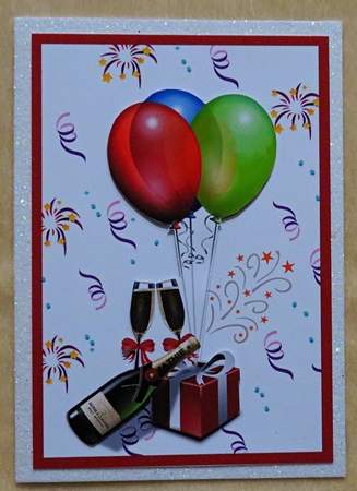 Anniversary Card A4 by Faye Volo