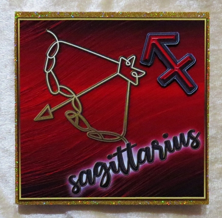 Zodiac - Sagittarius - Unisex Card by Faye Volo