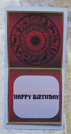 Zodiac - Sagittarius - Unisex Card by Faye Volo