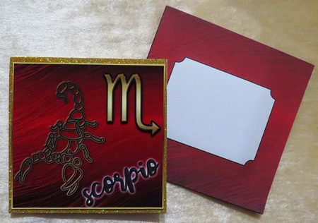 Zodiac Scorpio - Unisex Card by Faye Volo