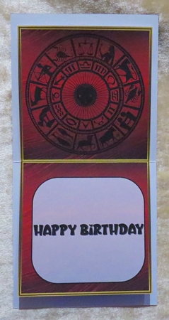 Zodiac Scorpio - Unisex Card by Faye Volo