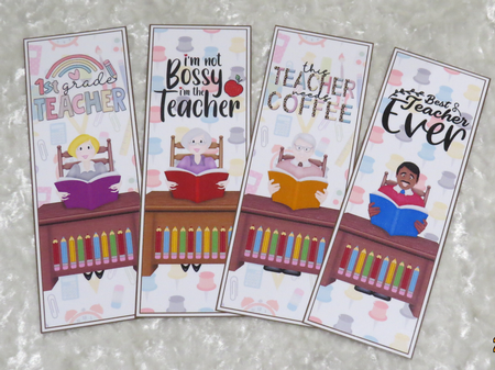 Teacher School 4 x Bookmarks 2 by Faye Volo