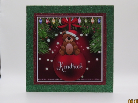 CHRISTMAS BAUBLE - KENDRICK by Faye Volo