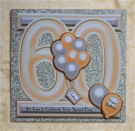 60th Birthday Balloons by Faye Volo