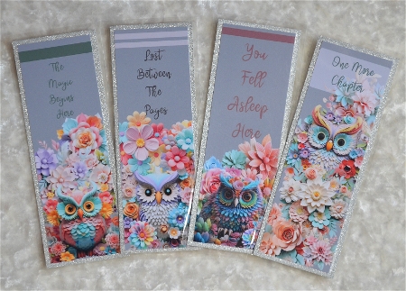 3d OwlBookmarks by Faye Volo