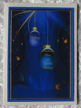 Festive Baubles Wavy Side Stacker by Faye Volo