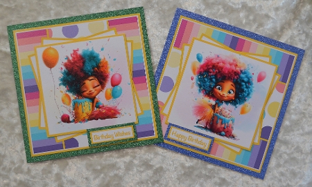 Birthday Girl #2 Mini Kit 8x8 CUSTOMER REQUEST by Faye Volo
