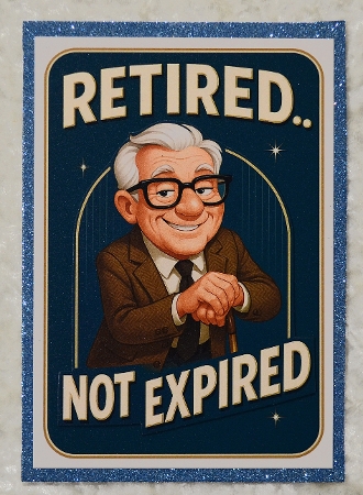 DD FUNNY MALE RETIREMENT A4 14 by Faye Volo