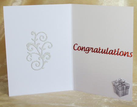 Amusing Wedding Card Front by Faye Volo