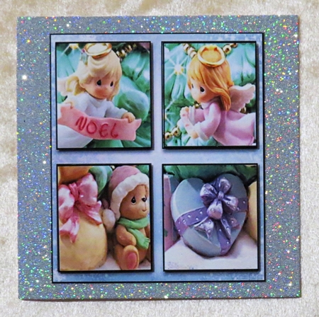 Sugar Ice Noel - 6x7 Patchwork Card by Faye Volo