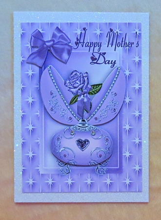Lilace Rose in Porcelain Egg , Mothers Day A4 by Faye Volo