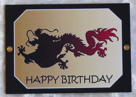 Male Birthday Card  by Faye Volo