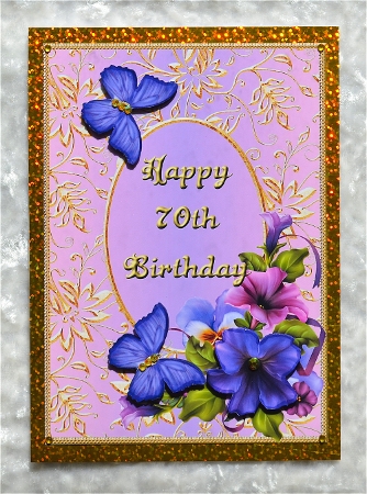 Petunia Corner - Happy 70th Birthday by Faye Volo