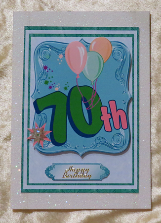 7oth Birthday Toppers by Faye Volo