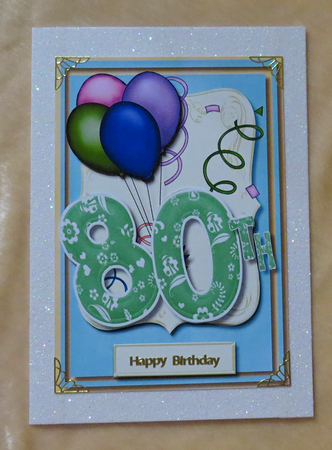 80th Birthday Toppers by Faye Volo