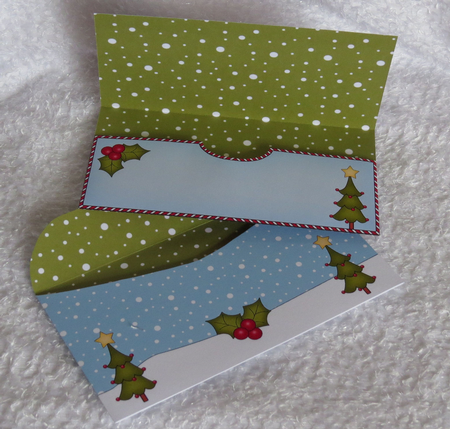 Christmas Love Bears Money or Gift Wallet Card Kit by Faye Volo