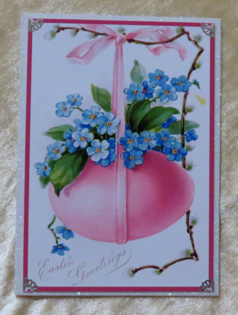 Vintage Easter Egg A4 by Faye Volo