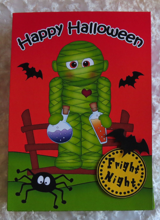 3D Little Halloween Mummy Gomez Gift Bag Mini Kit by Faye Volo