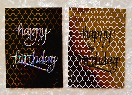 Quatrefoil in Granite - A4 Background Sheet Featured Gallery Photo