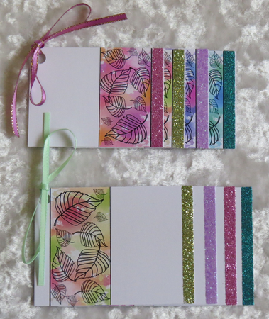 Spring Leaves - Sheet 2 - Note/Tag Cards by Faye Volo
