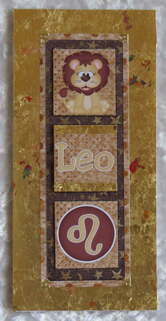 Leo trio card front by Faye Volo