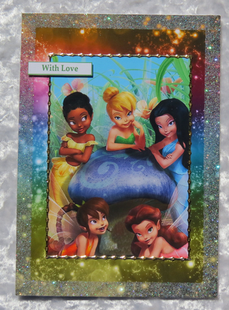 Tinkerbell and Friends A5 Quick Card by Faye Volo
