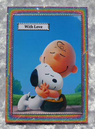 Snoopy 2 A5 Quick Card by Faye Volo