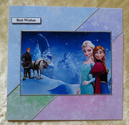 Frozen Scene A5 Quick Card by Faye Volo