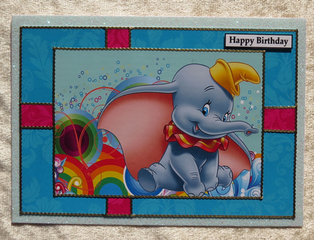 Dumbo A5 Quick Card by Faye Volo