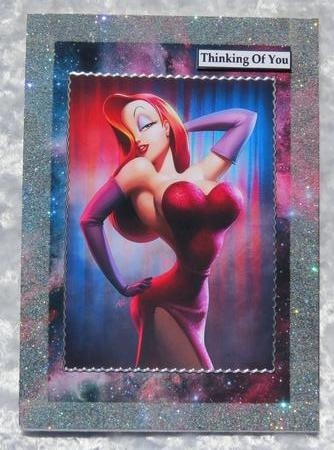 Jessica Rabbit Quick Card by Faye Volo