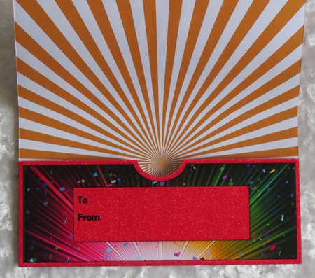 Bright Balloon Spray Money/Voucher/Gift Wallet/Pocket/Envelope - 60th Birthday - Red by Faye Volo