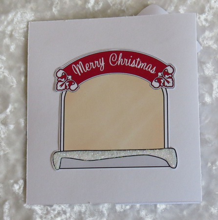 3D Shaped No-Hole Fold Back Christmas Card Mini Kit - Penguins are having a Snowball Fight by Faye Volo